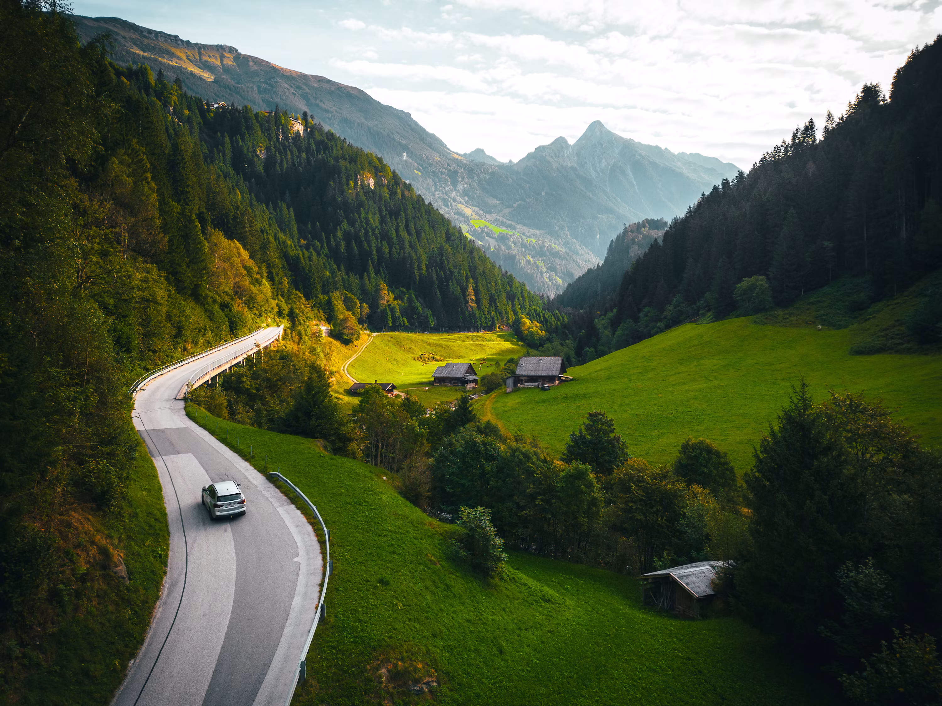 Automobile on highway